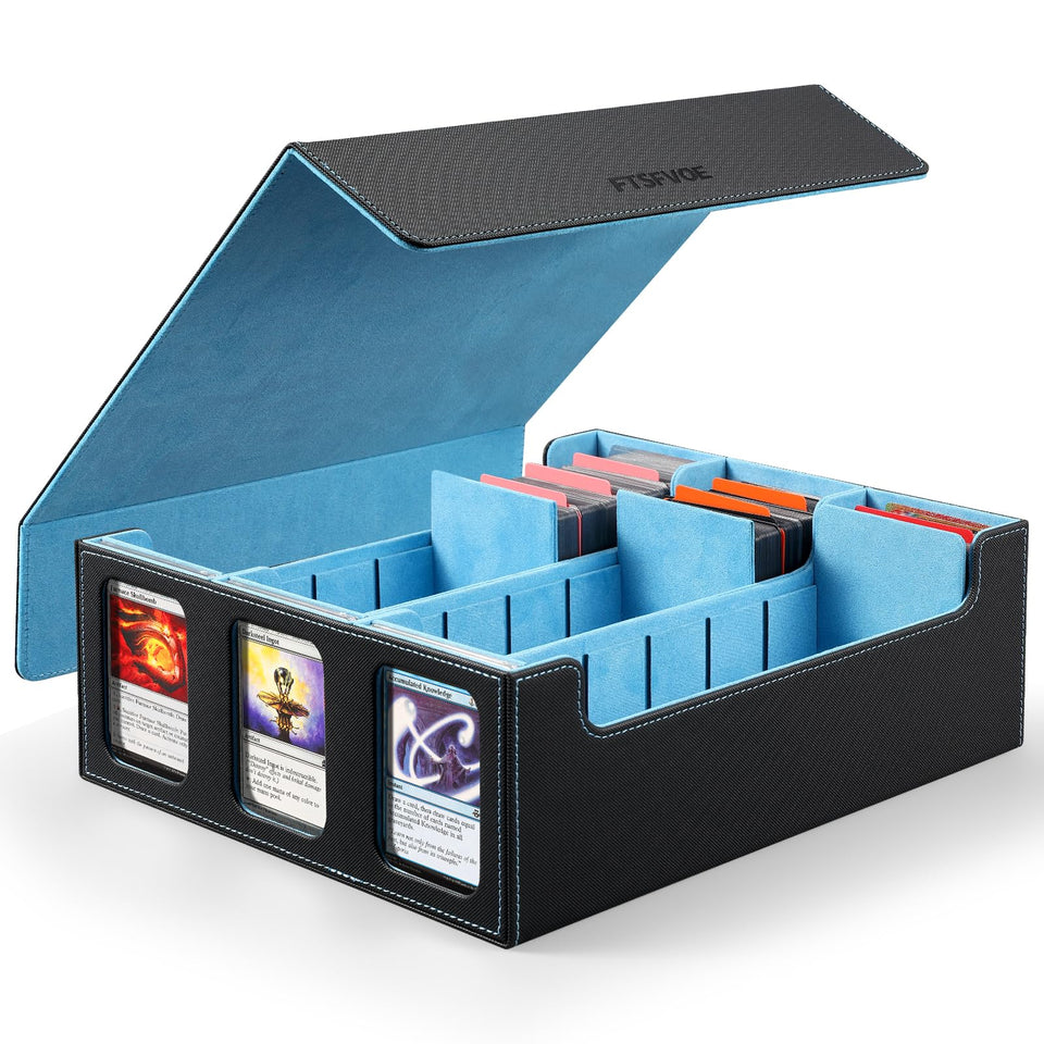 FTSFVOE commander deck box with removable cover for quick access during games.