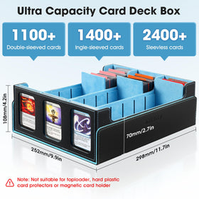 FTSFVOE waterproof PU leather exterior protects cards during daily use.