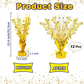FUBININA 12.4-inch star centerpiece adds height and focal presence.