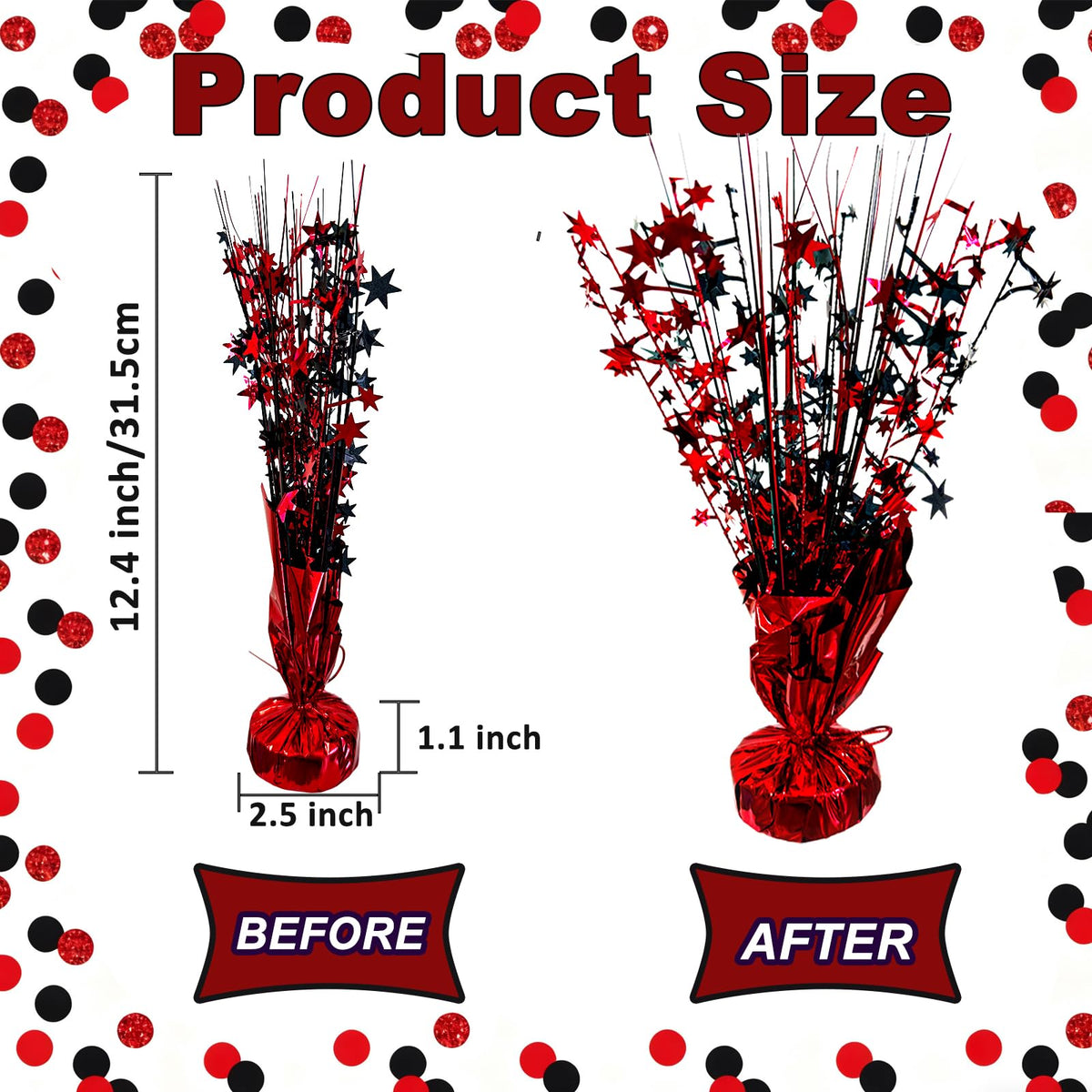 FUBININA DIY-friendly spray centerpieces unfold without assembly