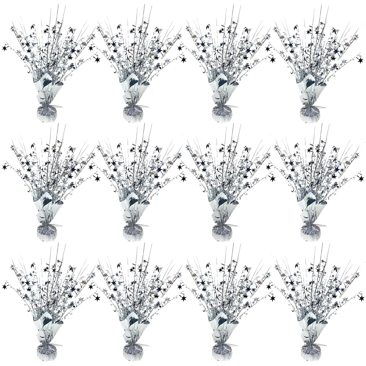 FUBININA star centerpieces 12-pack adds festive sparkle to any table.