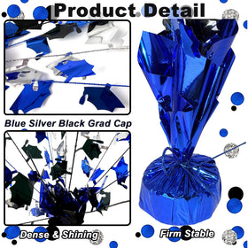 FUBININA sturdy cement base with blue foil wrap for stability.