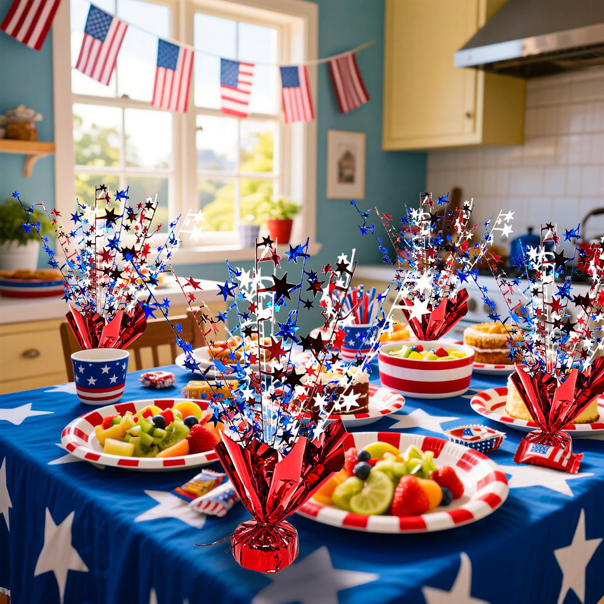 FUBININA tall 12.4-inch centerpiece creates a striking focal point.