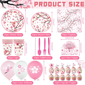 FuenteOrilla cherry blossom cups provide sturdy serving for beverages with floral flair.