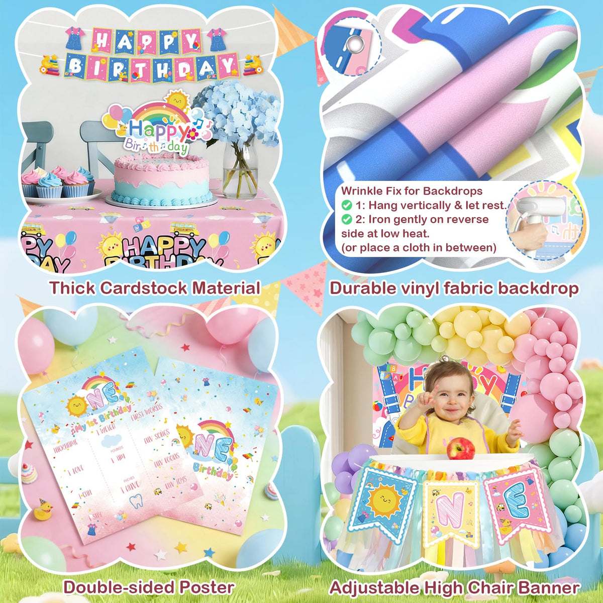 Fufuddz latex balloons 18in add color and quick setup