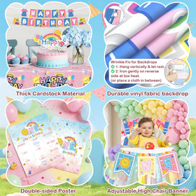 Fufuddz latex balloons 18in add color and quick setup