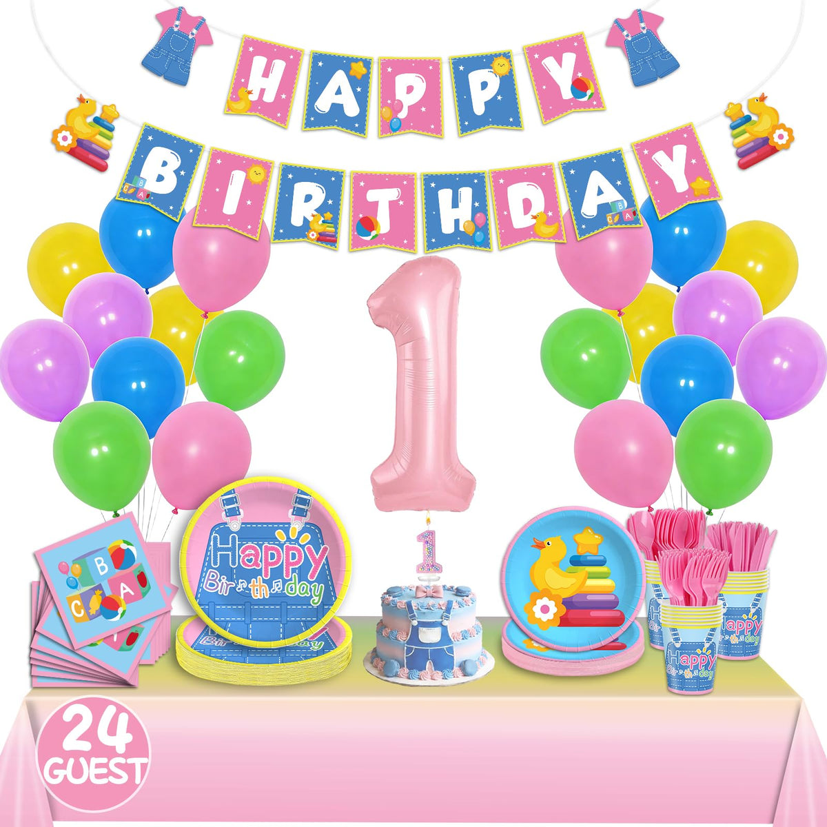 Fufuddz English Teacher banner adds festive classroom vibe for a birthday backdrop