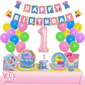 Fufuddz English Teacher banner adds festive classroom vibe for a birthday backdrop