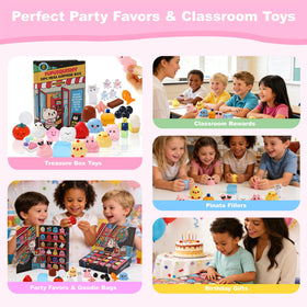 FUFUSQUISHY classroom treasure box of squishies ready for sharing and fun.