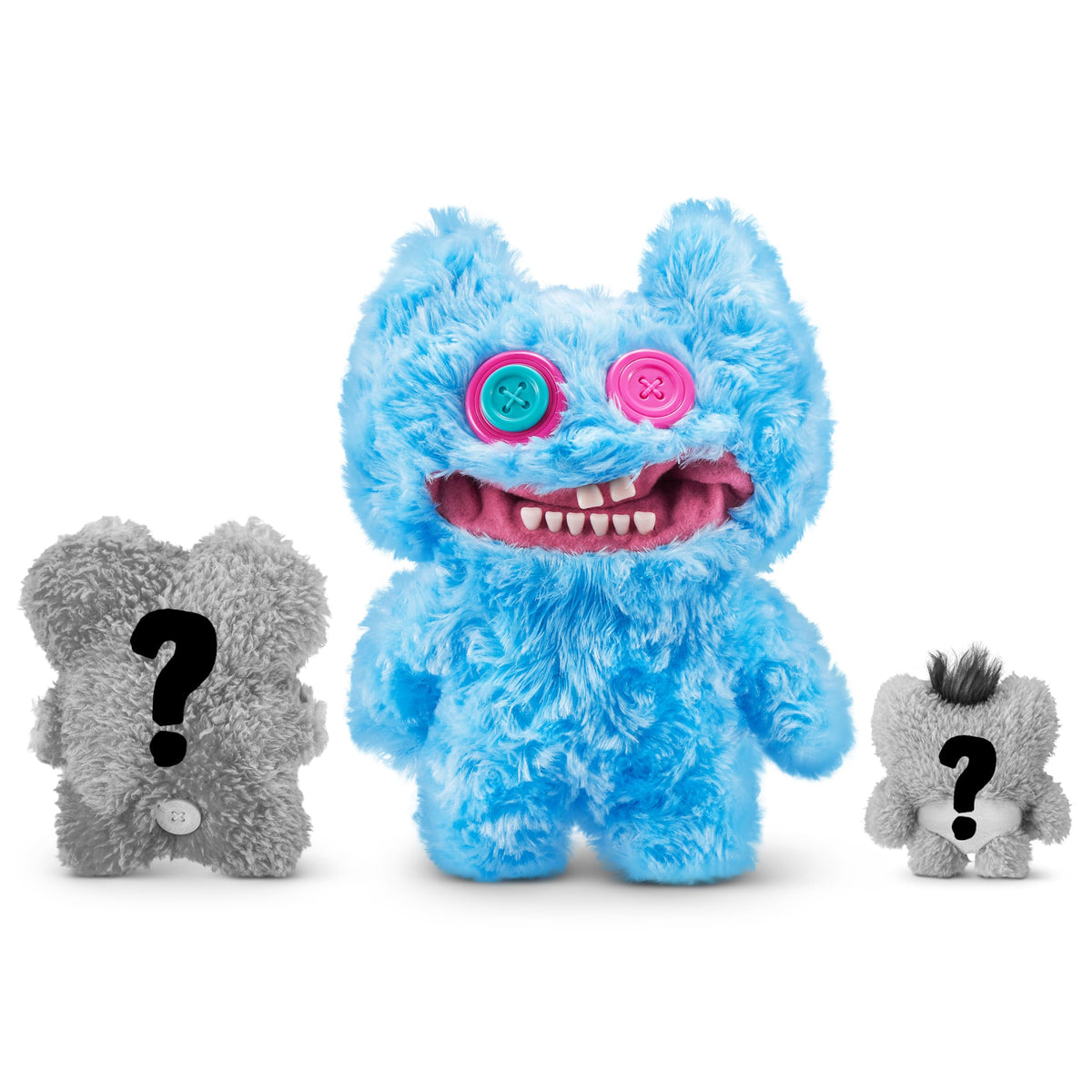 Fuggler 9-inch plush with mischievous grin for cozy playtime adventures.