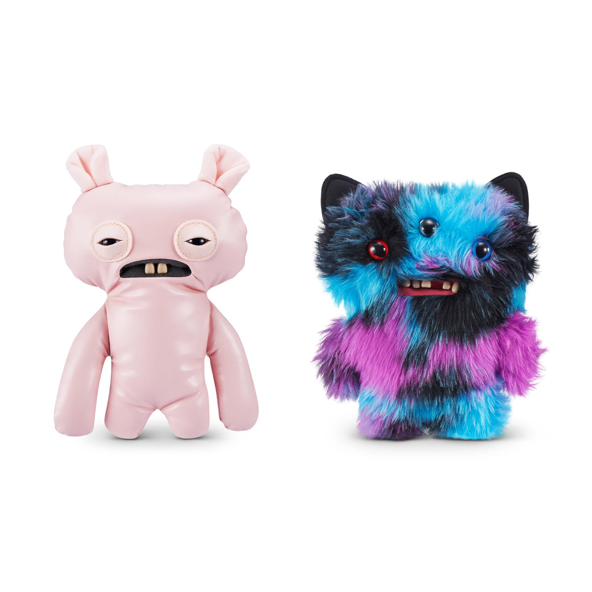 Fuggler Butt Ugly Pets 9-inch Series 1 cat close-up, soft plush for cozy play.