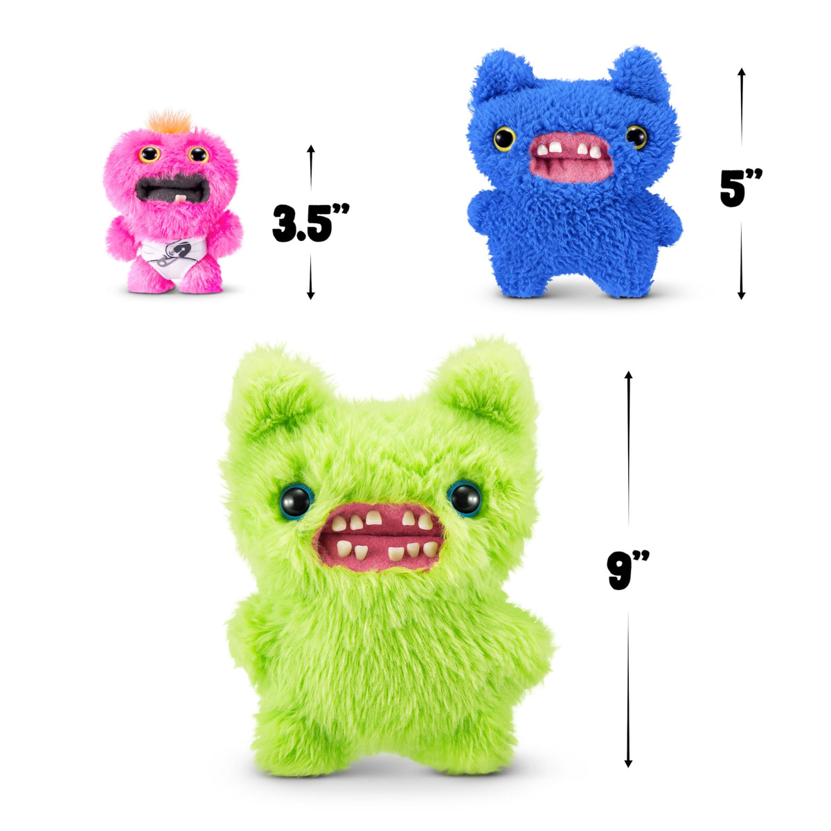 Display ideas for the Fuggler collection on a shelf or desk.