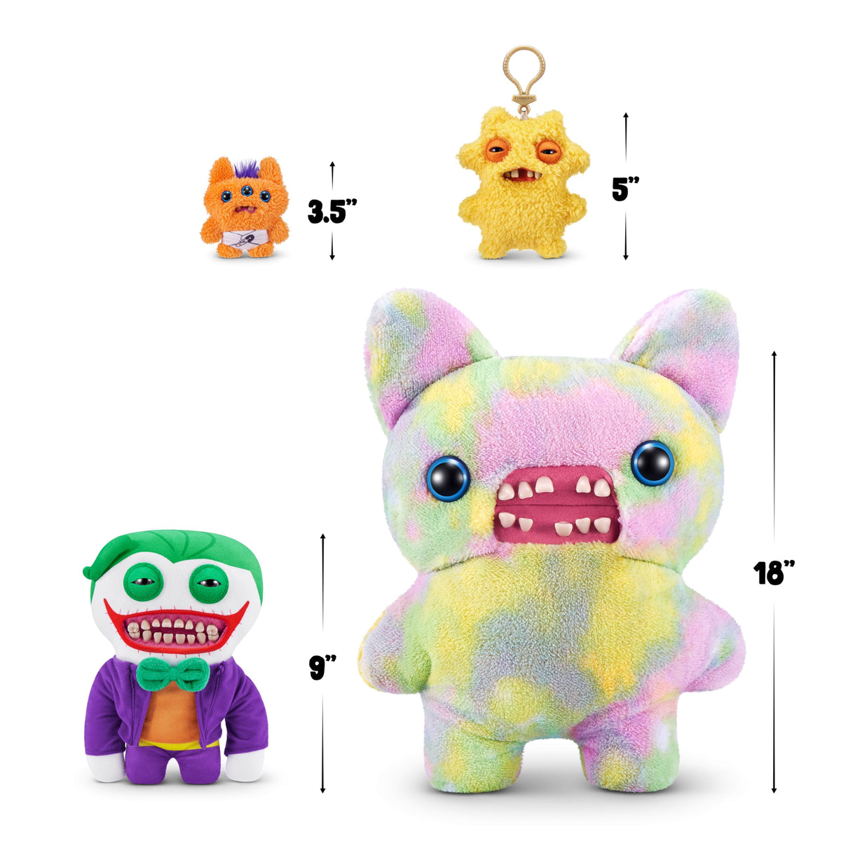 Fuggler DC Monsters plush 9in, collect all and mix up DC-themed mischief.
