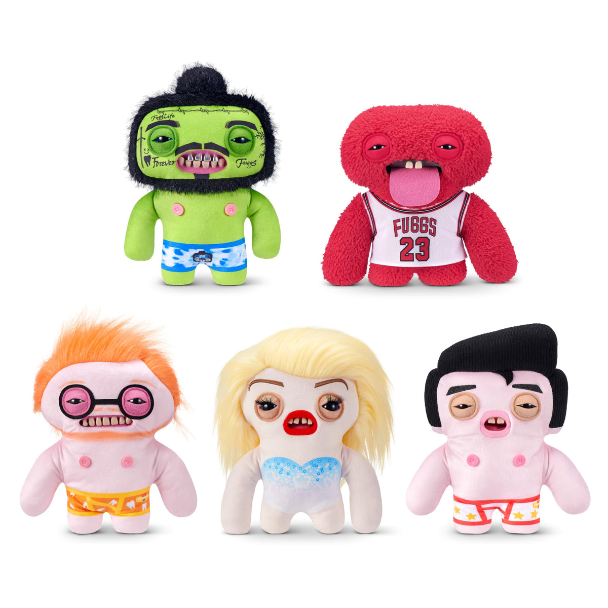 Fuggler Fugg Stars 9-Inch plush outfit highlighting cosplay-style mischief.