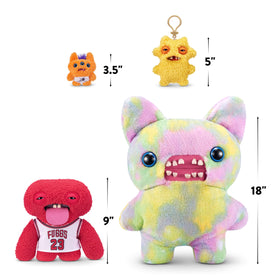 Fuggler Fugg Stars 9-Inch plush in a mischievous pose for shelf display.