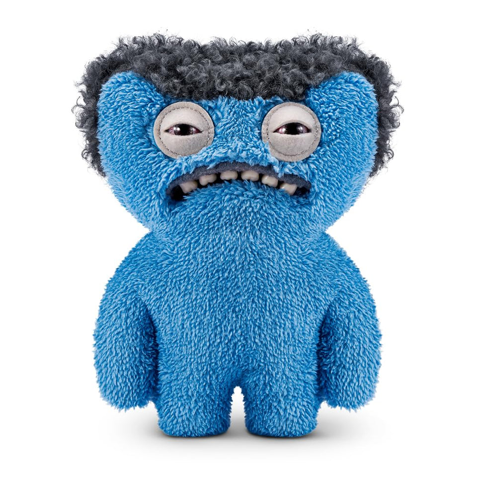 Fuggler Hairy Fuggs 9in plush front view, a quirky gift idea and conversation starter.