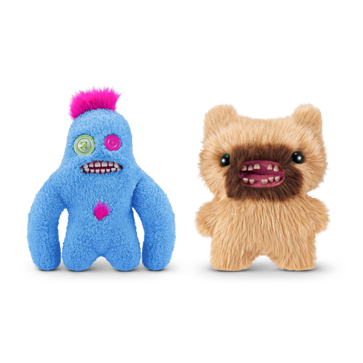 Fuggler Hairy Fuggs monobrow detail, a quirky desk companion.