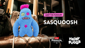 Fuggler Hairy Fuggs packaging, ideal gift and display piece.