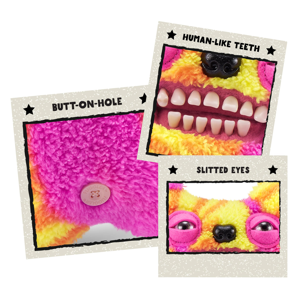 Fuggler Lab Misfits vivid colors and markings for display