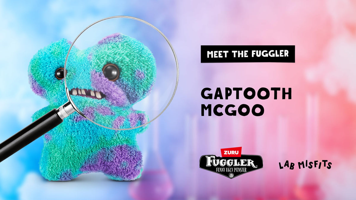 Fuggler Laboratory Misfits collection-friendly design encourages trading and gathering.