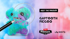 Fuggler Laboratory Misfits collection-friendly design encourages trading and gathering.
