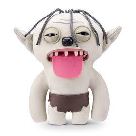 Fuggler Lord of the Rings plush on display adds quirky charm to shelves.