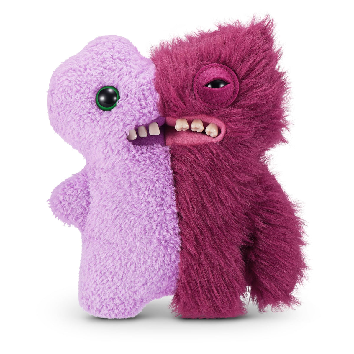Fuggler Misfit Monsters Gaptooth Mcgoo close-up with human-like teeth