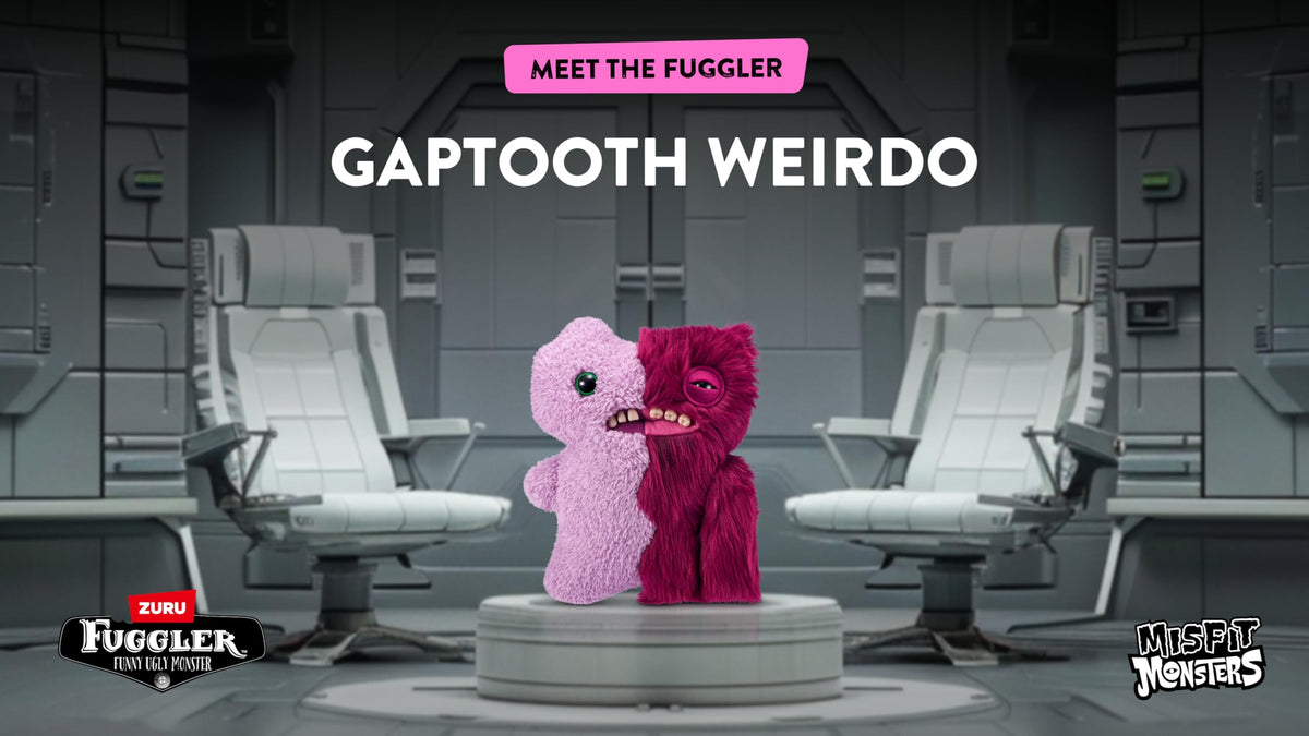 Fuggler Misfit Monsters human teeth detail adds spooky charm
