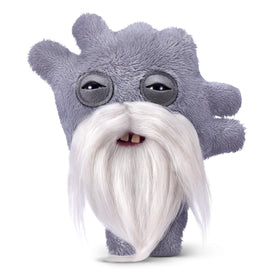 Fuggler Old Fogies Captain Cardiac plush with human-like teeth for playful mischief.