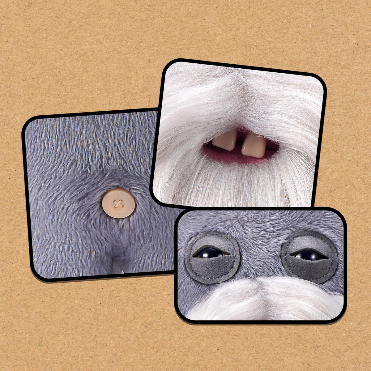 Collect them all to build a grumpy, funny Fuggler family.