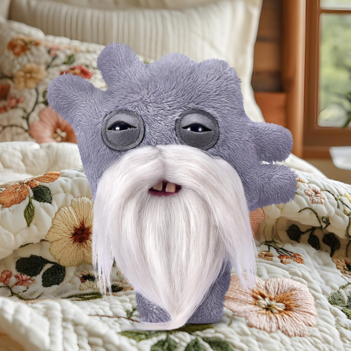 9-inch Fuggler Old Fogies plush ready for quirky shelf display and role play.