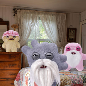 Fuggler Old Fogies soft plush texture shown for cozy tactile comfort.
