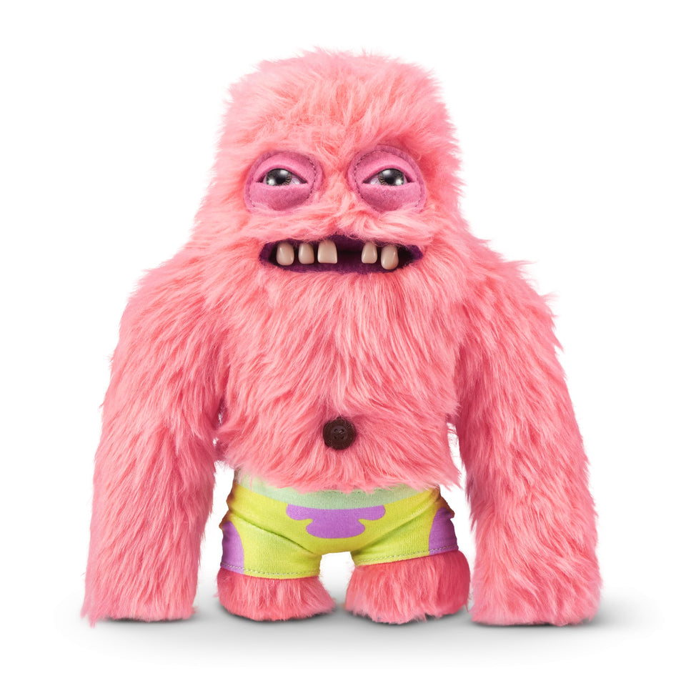 Fuggler Patrick SpongeBob plush, soft 9-inch cuddle buddy.