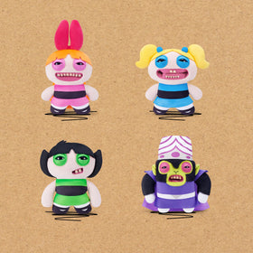 Fuggler Powerpuff collection montage shows four misfits for display.