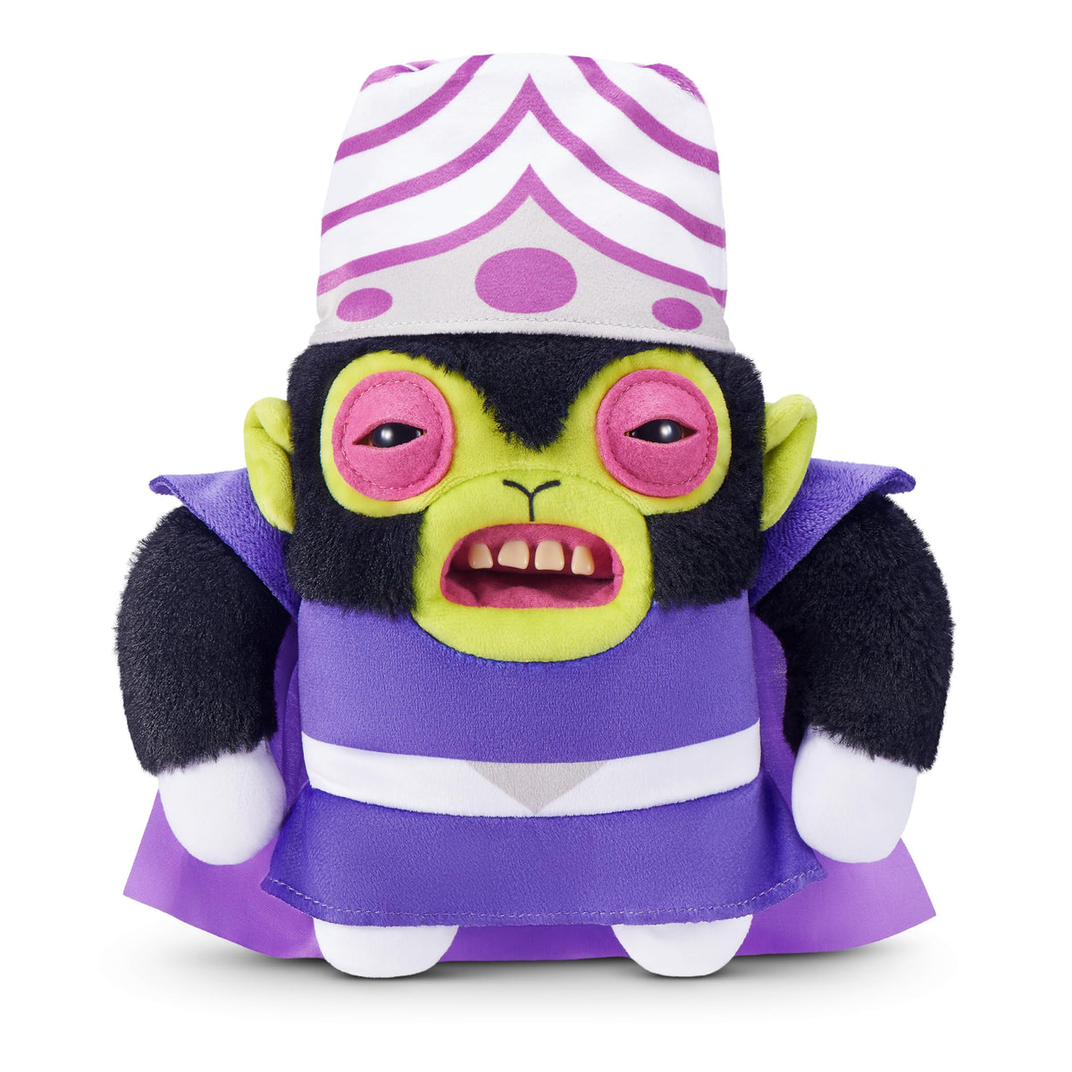 Fuggler Powerpuff Mojo JoJo closeup face highlights quirky charm and collectibility.