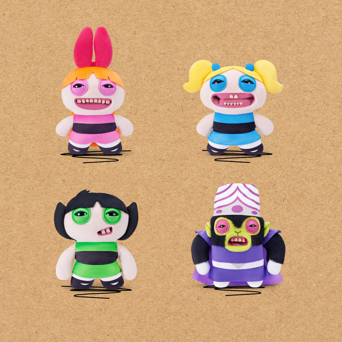 Fuggler Powerpuff Mojo JoJo human teeth create playful, distinctive character.
