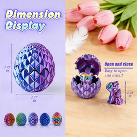 Fuijeuj crystal dragon toy detail showing precise 3D printing.