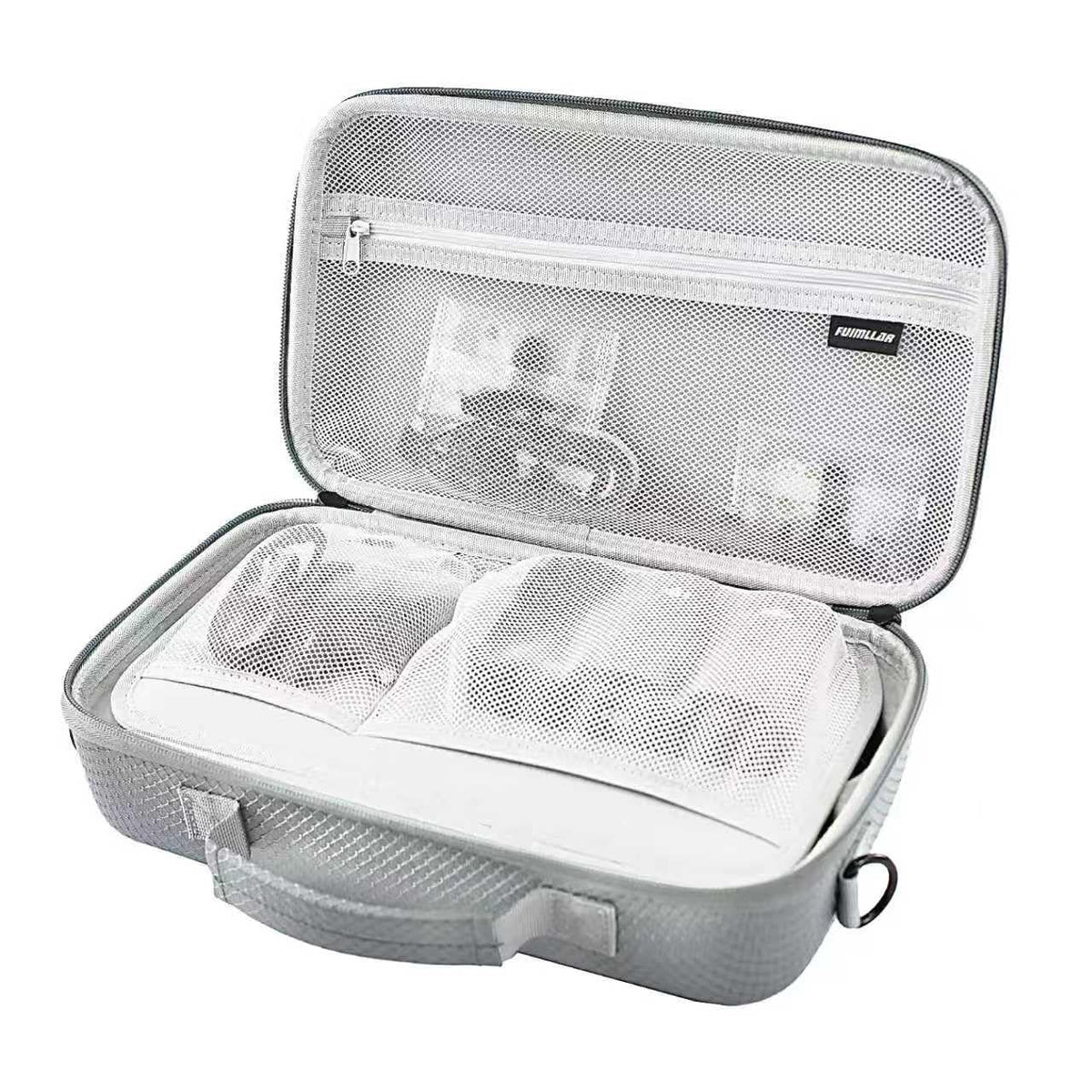 Fuimllar NEO 2 Case mesh pocket keeps cables tidy and scratch-free.