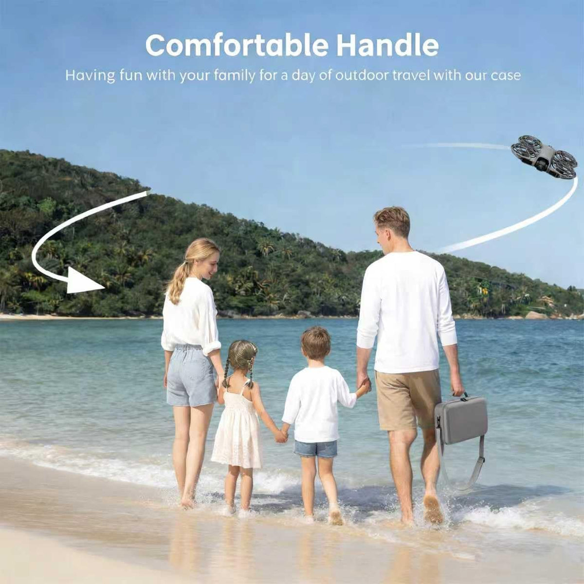 Fuimllar NEO 2 Case remote control pocket protects RC-N3/N2.