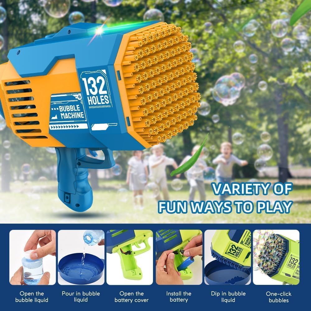 Fulercni bubble water bottles and accessories support continuous bubble fun.