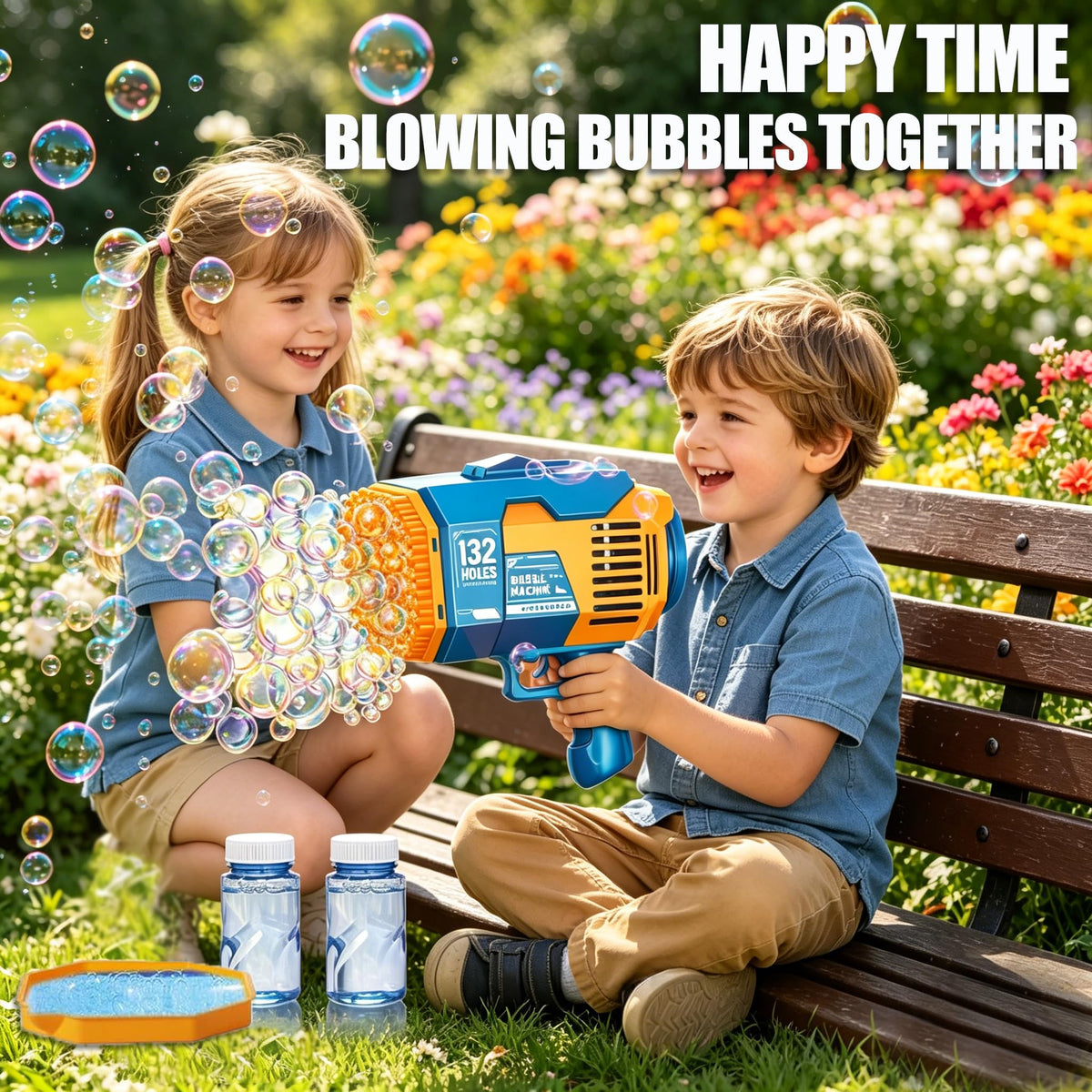 Fulercni bubble machine makes a charming gift for birthdays and celebrations.