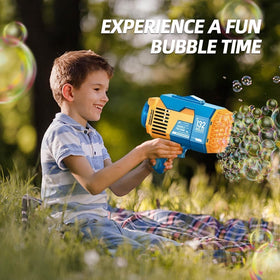Fulercni rechargeable bubble machine with long battery life for hours.