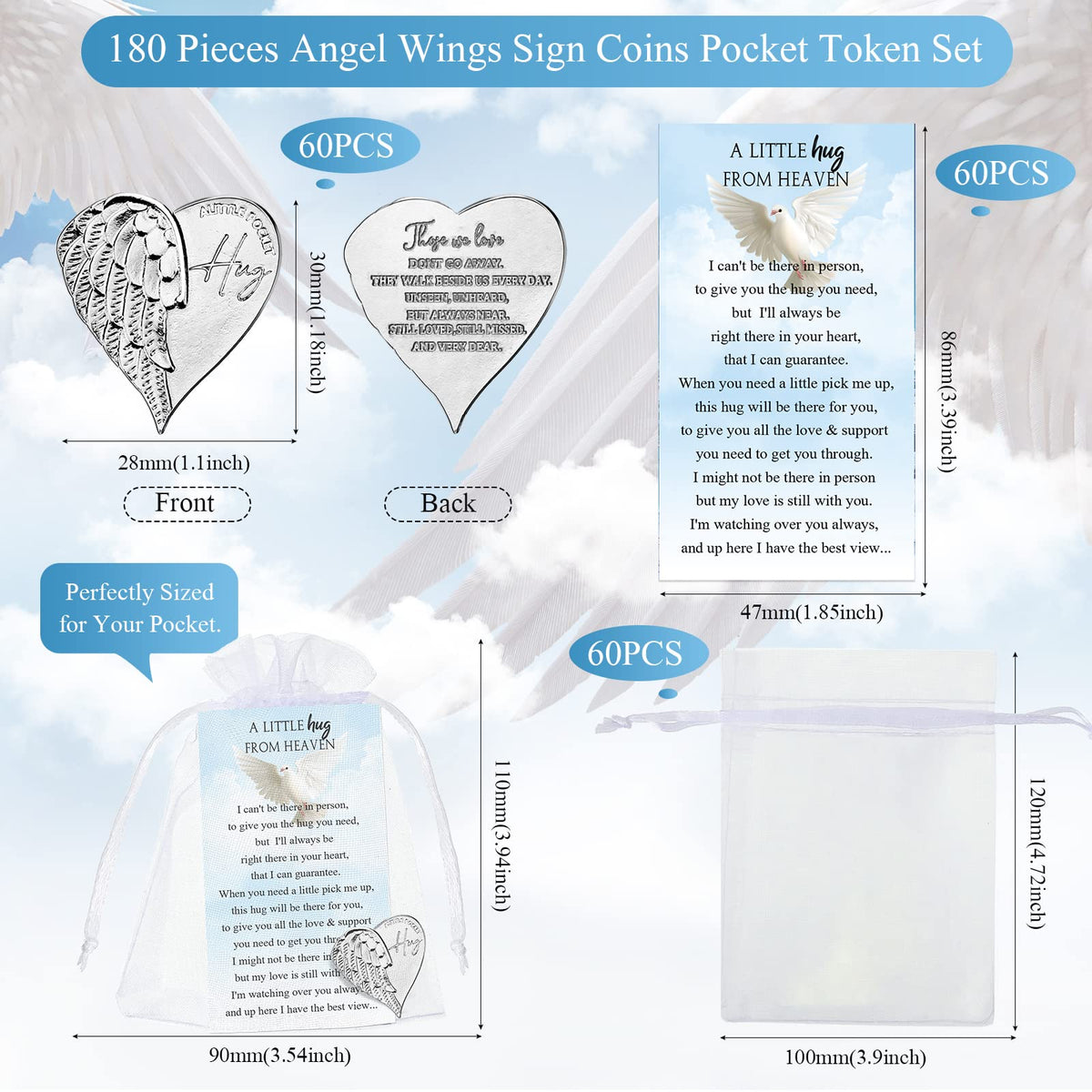 Fumete memorial prayer card—comforting verses for remembrance