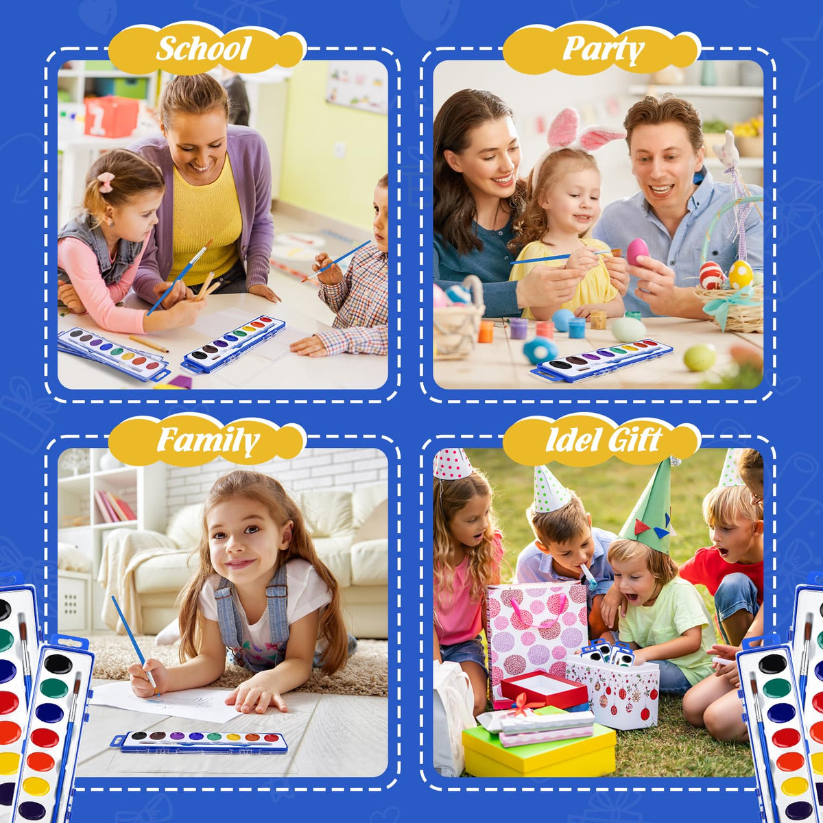 FUMILE eight vivid colors inspire vibrant kid artwork.