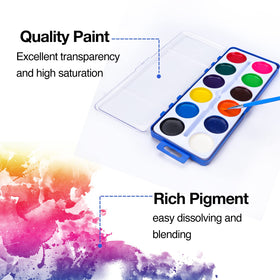 FUMILE kids watercolor paints for creative art projects and at-home fun.