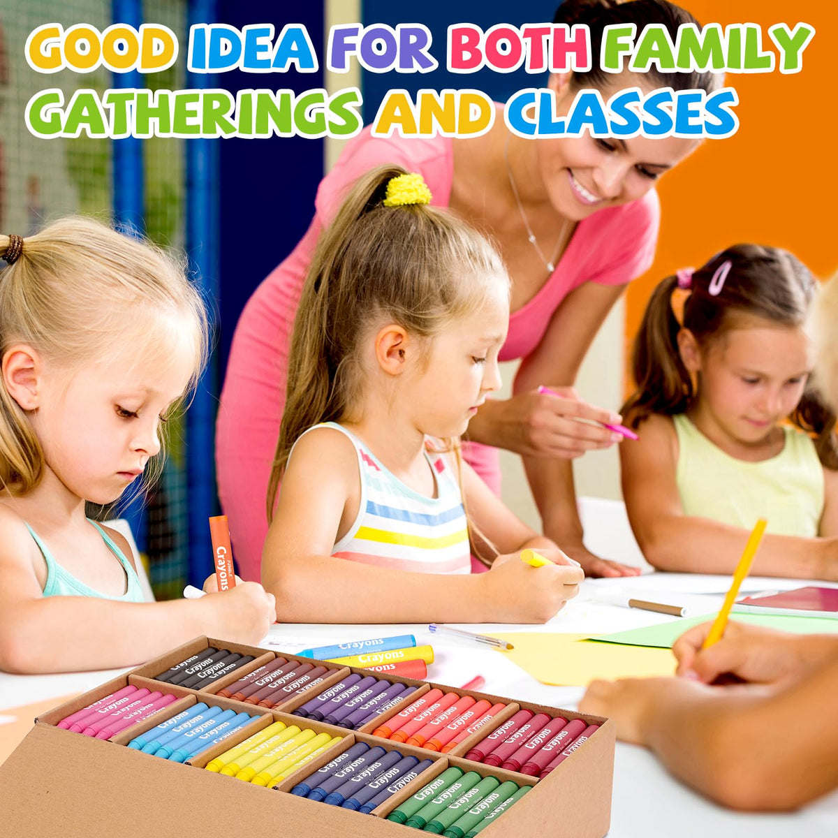FUMILE multicolor classroom set for group art projects