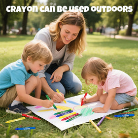 FUMILE travel-friendly crayons compact and mess-free.