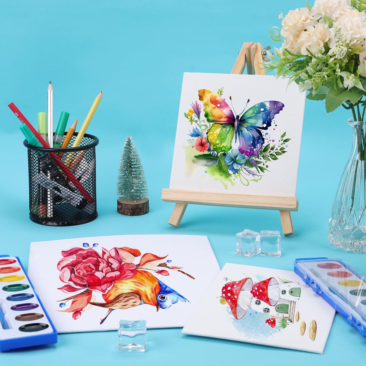 FUMILE washable paints make cleanup simple.