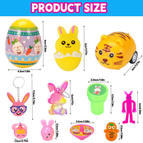 Fumogym Easter egg featuring 12 car toys for imaginative play