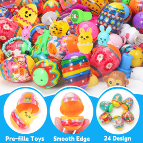 Fumogym Easter egg with 12 Easter keychains for party favors